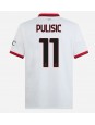 AC Milan Christian Pulisic #11 Venkovní Dres 2024-25 Krátký Rukáv